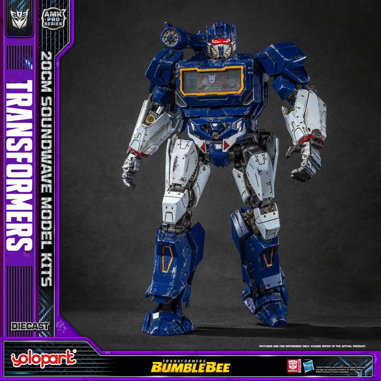 BUMBLEBEE THE MOVIE Soundwave AMK PRO Series 20Cm Soundwave Model Kit | AMKPM6SW | yolopart
