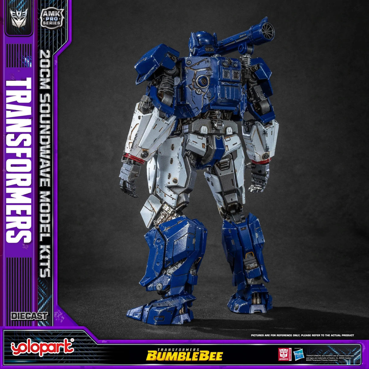 BUMBLEBEE THE MOVIE Soundwave AMK PRO Series 20Cm Soundwave Model Kit | AMKPM6SW | yolopart