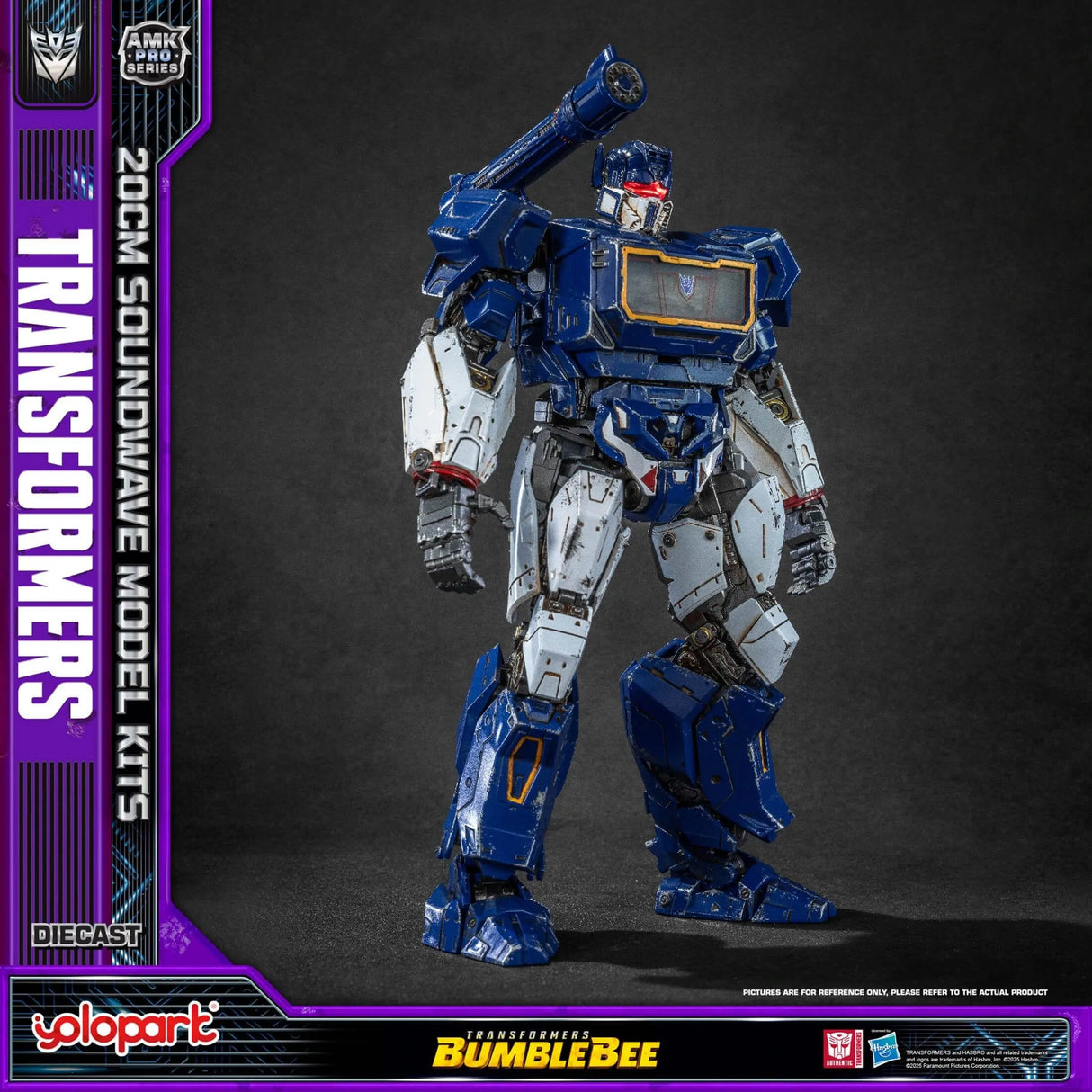 BUMBLEBEE THE MOVIE Soundwave AMK PRO Series 20Cm Soundwave Model Kit | AMKPM6SW | yolopart