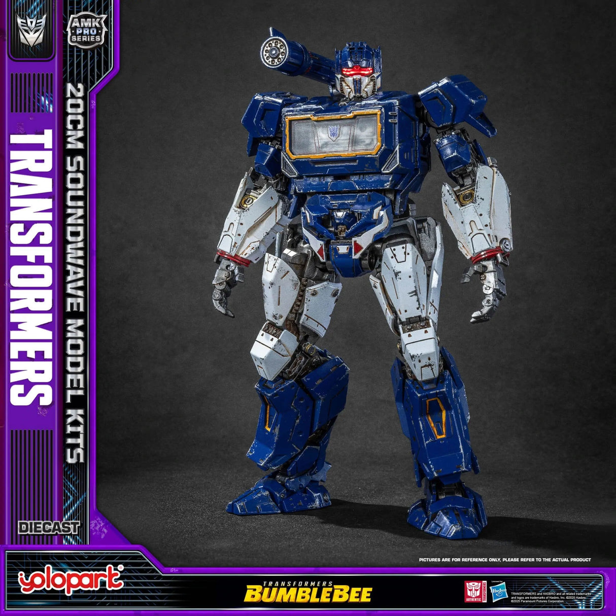 BUMBLEBEE THE MOVIE Soundwave AMK PRO Series 20Cm Soundwave Model Kit | AMKPM6SW | yolopart