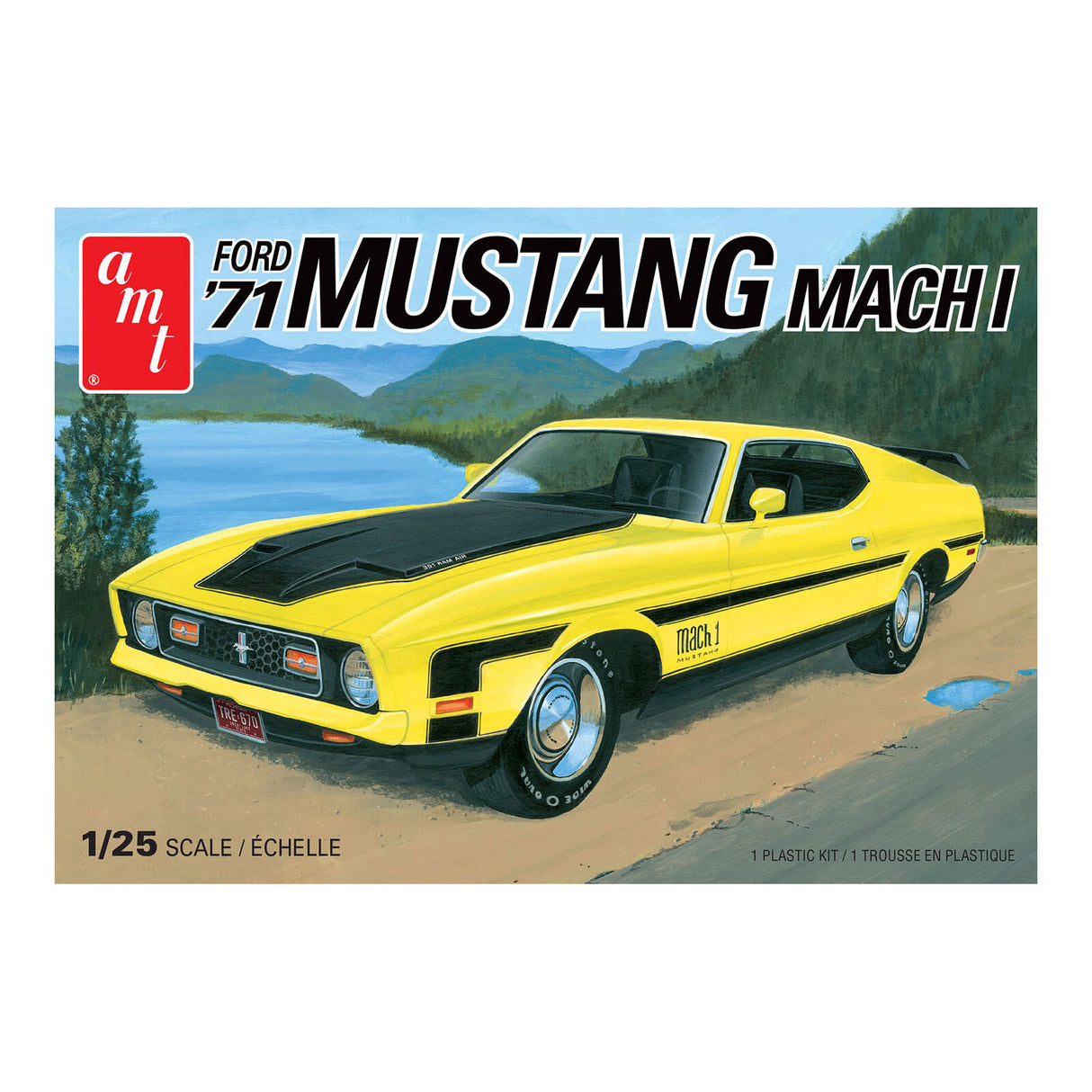 Second Chance Ford 1971 Mustang Mach 1 1:25 Scale | AMT1262 | AMT Model Kits