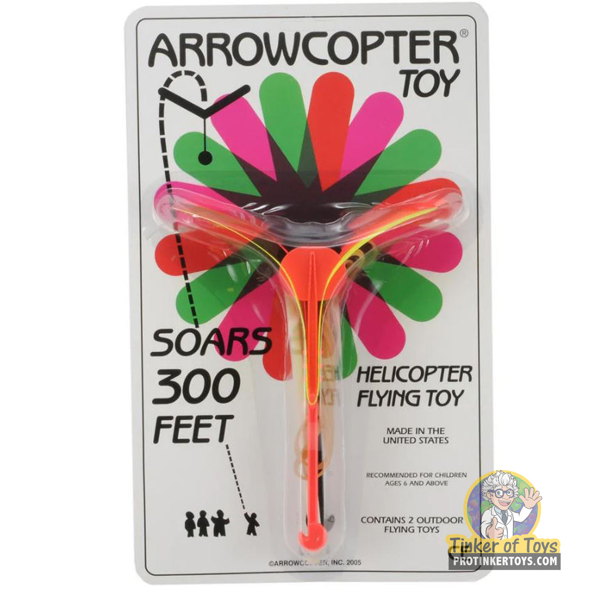 Arrowcopter Double | ARRDBL | Magnum Rubber Band Guns