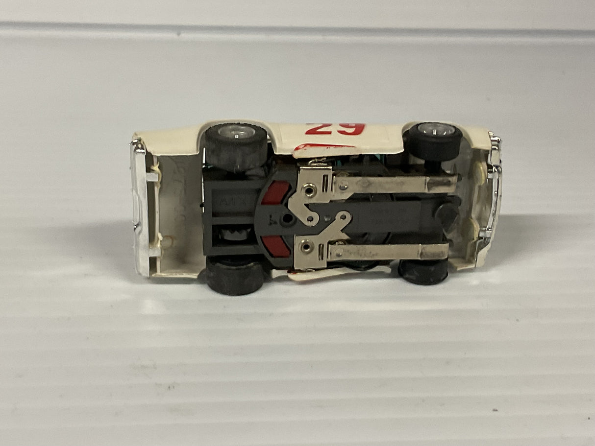 Aurora AFX magnatraction lighted Chevelle Stocker white/red/blue #29 | 1929 | Aurora - AFX