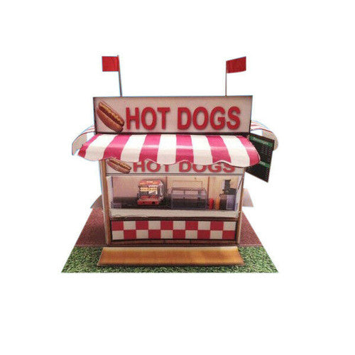 Bleacher Kit & Hot Dog Stand | Photo Real Model Kit | BK 4802| Innovative Hobby Supply
