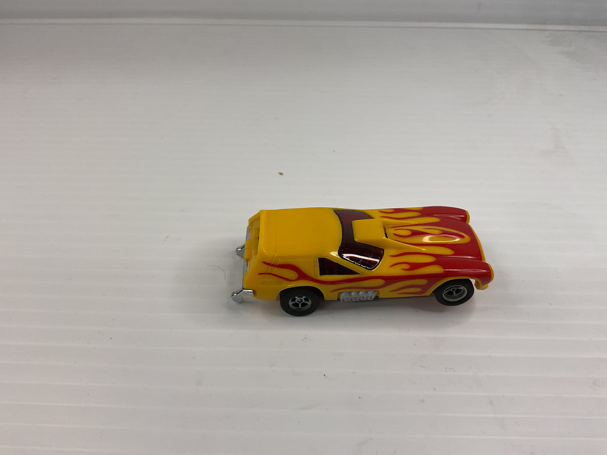 Aurora AFX non-magnatraction 1971 Vega Gasser Yellow/Red Flames | 1759 | Aurora - AFX