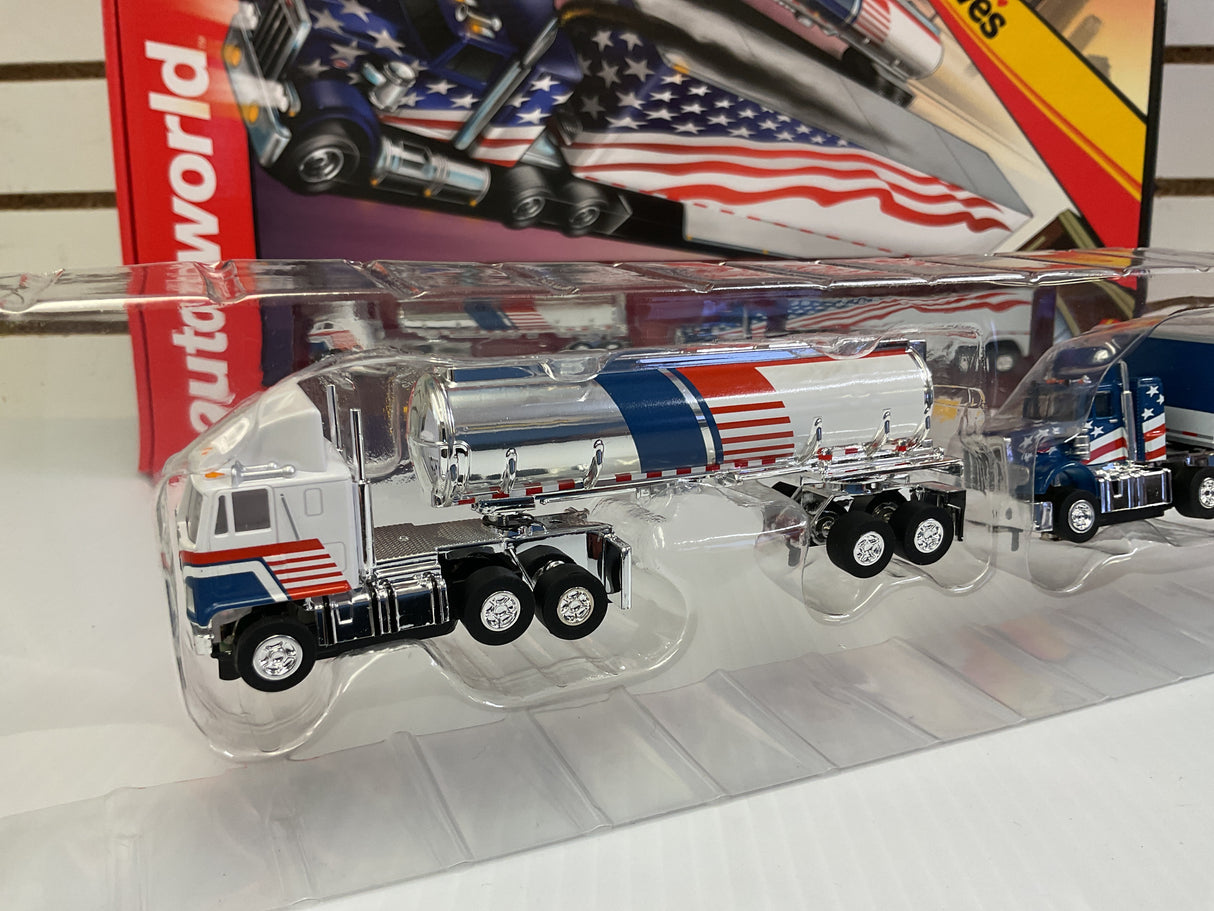 Loves Heartland Haulers AMP Chassis 12'Slot Car Set | CP8253 | Auto World