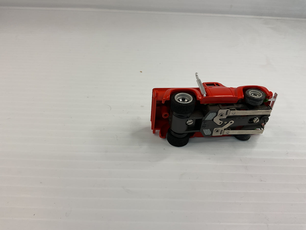 Aurora AFX magnatraction 1956 Ford Pickup Red/Black with blue/White Flames | 1941 | Aurora - AFX