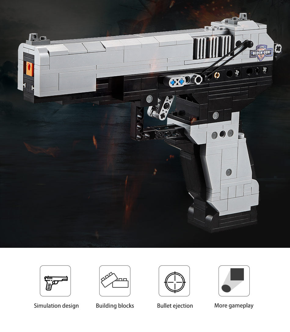 Cada Block Gun M23 Pistol 5 Bullets 412pcs | C81009W | CaDA