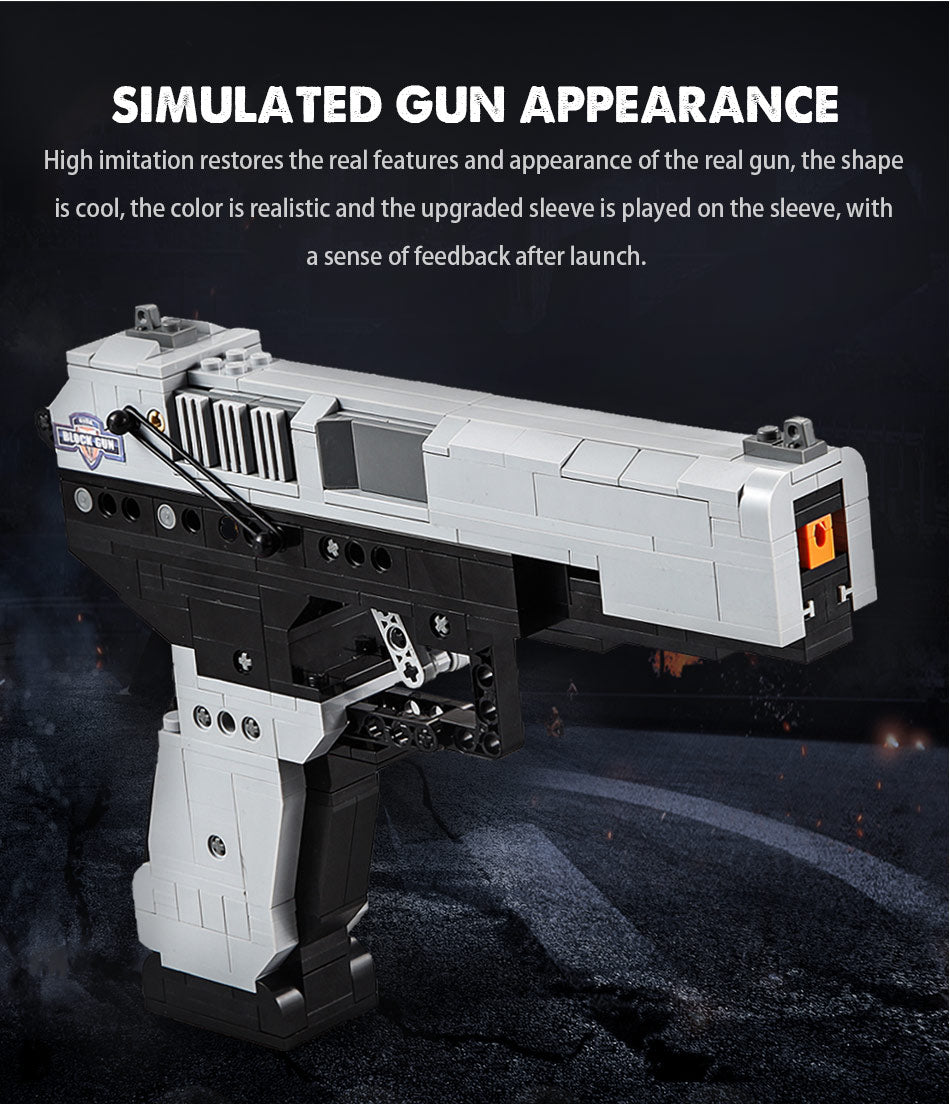 Cada Block Gun M23 Pistol 5 Bullets 412pcs | C81009W | CaDA