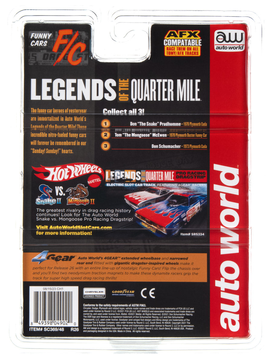 Gold Chrome Don "The Snake" Prudhomme | CP8069 | Auto World