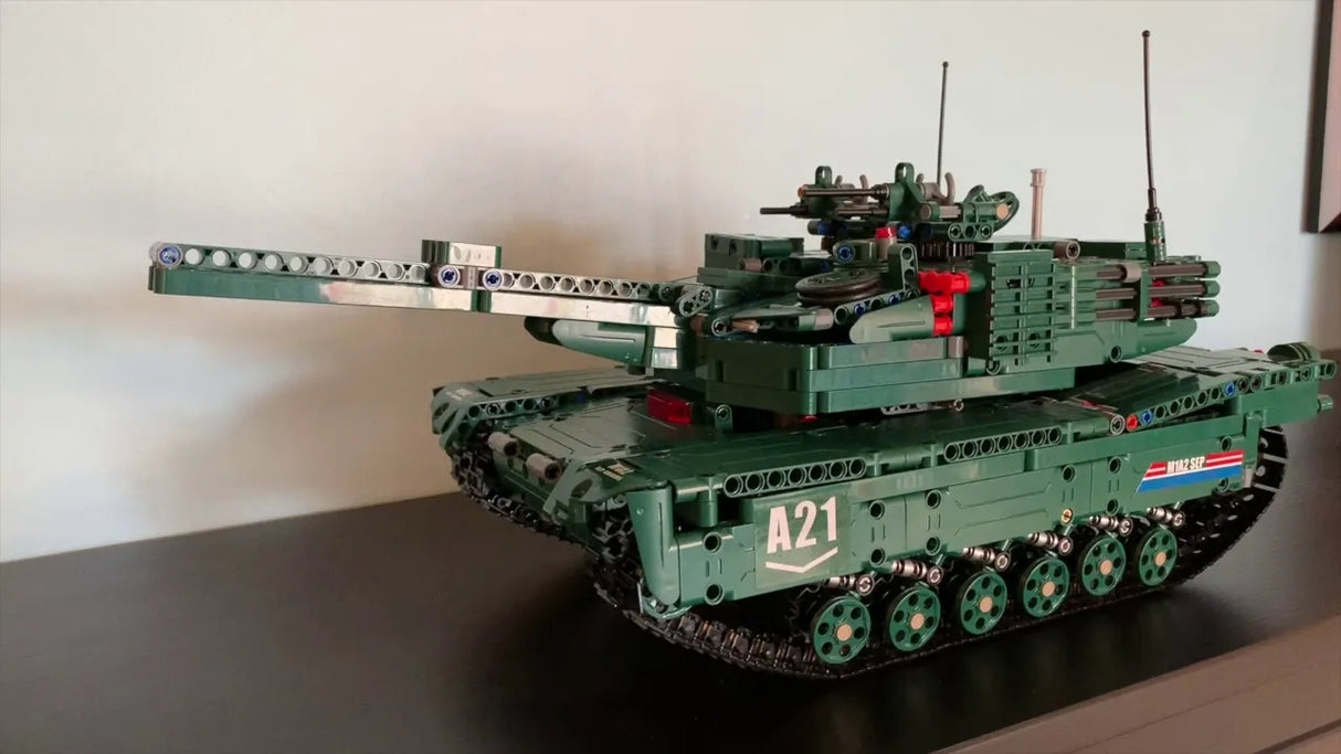 M1A2 Abrams Tank Detach Power System R/C 1498pcs | C61001W | CaDA
