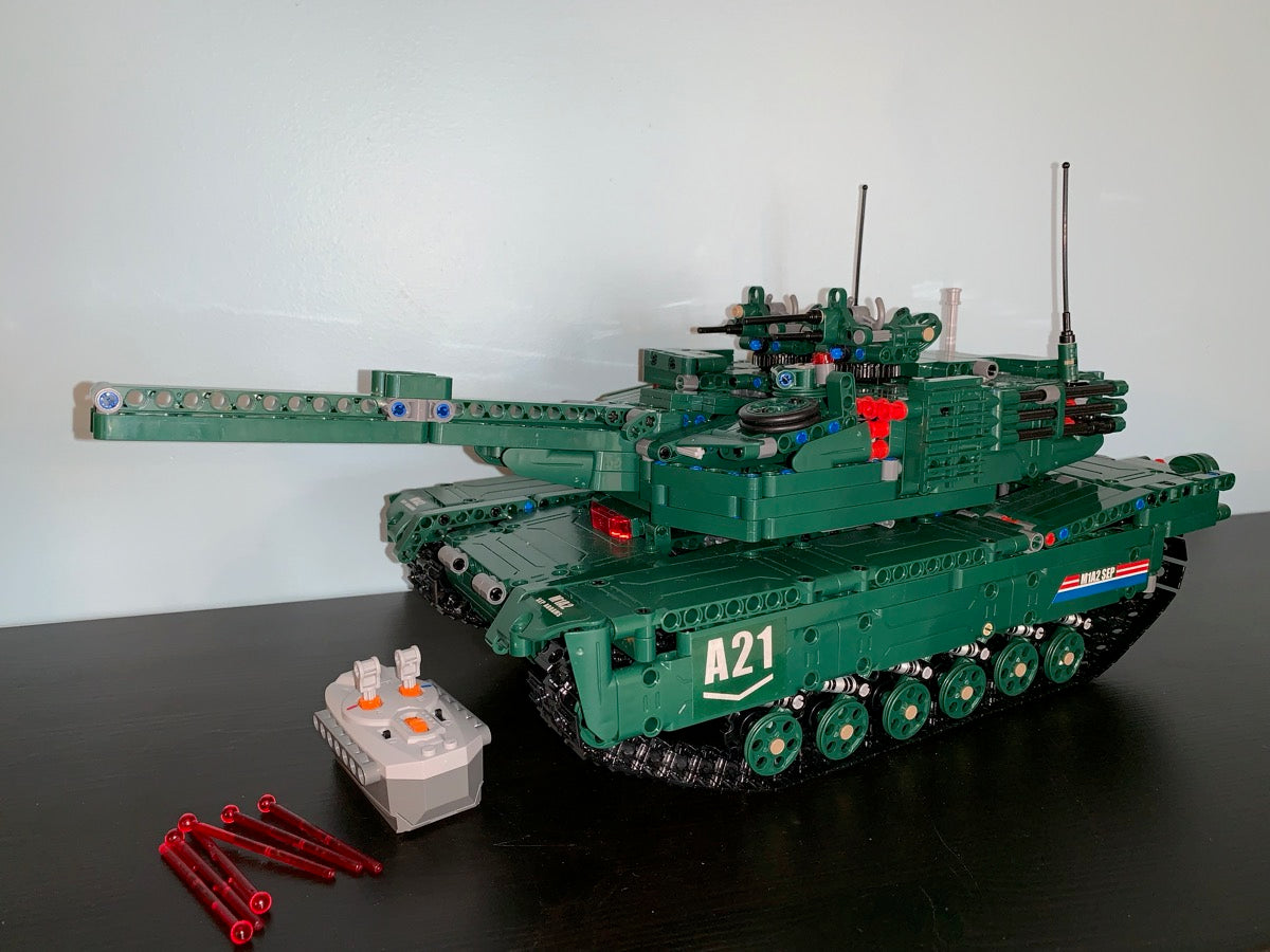 M1A2 Abrams Tank Detach Power System R/C 1498pcs | C61001W | CaDA