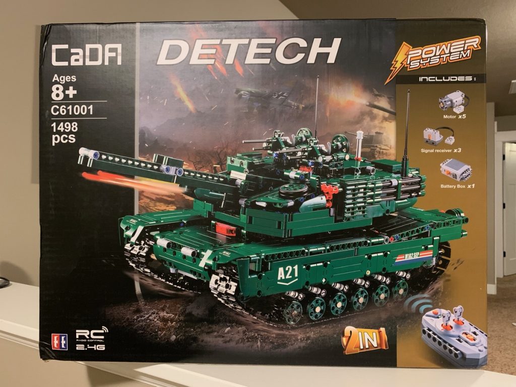 M1A2 Abrams Tank Detach Power System R/C 1498pcs | C61001W | CaDA