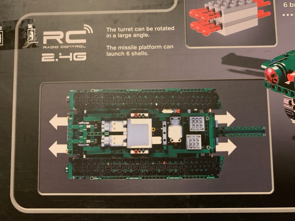 M1A2 Abrams Tank Detach Power System R/C 1498pcs | C61001W | CaDA