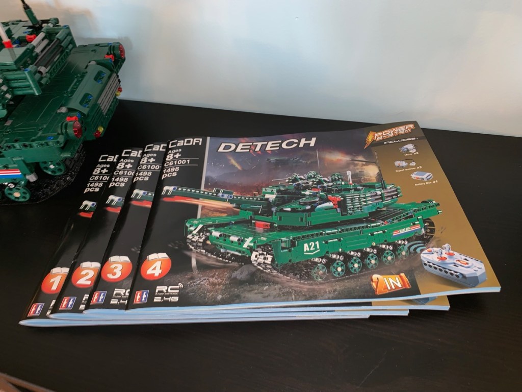 M1A2 Abrams Tank Detach Power System R/C 1498pcs | C61001W | CaDA