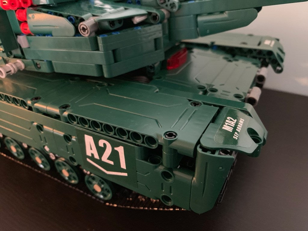 M1A2 Abrams Tank Detach Power System R/C 1498pcs | C61001W | CaDA