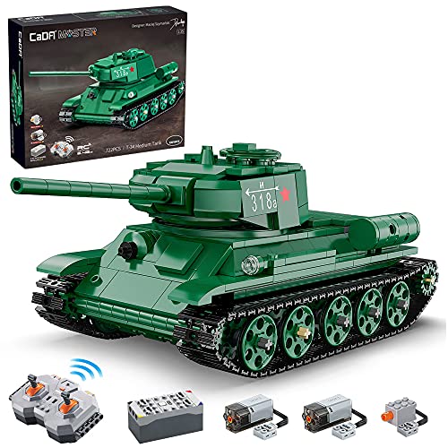 T-34 Medium Tank 722pcs R/C Control | C61072W | CaDA