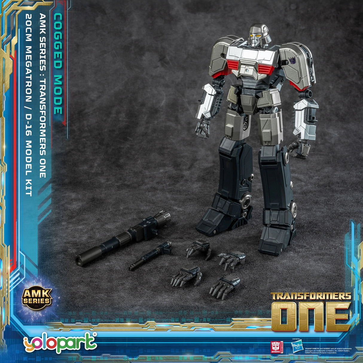 Transformers ONE Megatron Cogged Mode-D-16 Model Kit | YPAMKM8MG | yolopart