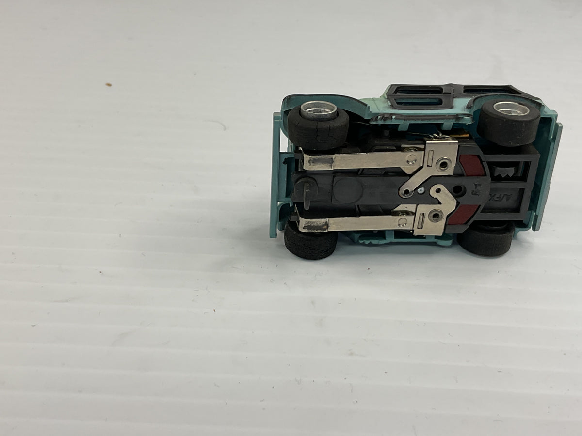 Aurora AFX magnatraction Lighted Jeep CJ-7 Lightblue/darkblue/Black | 1987 | Aurora - AFX