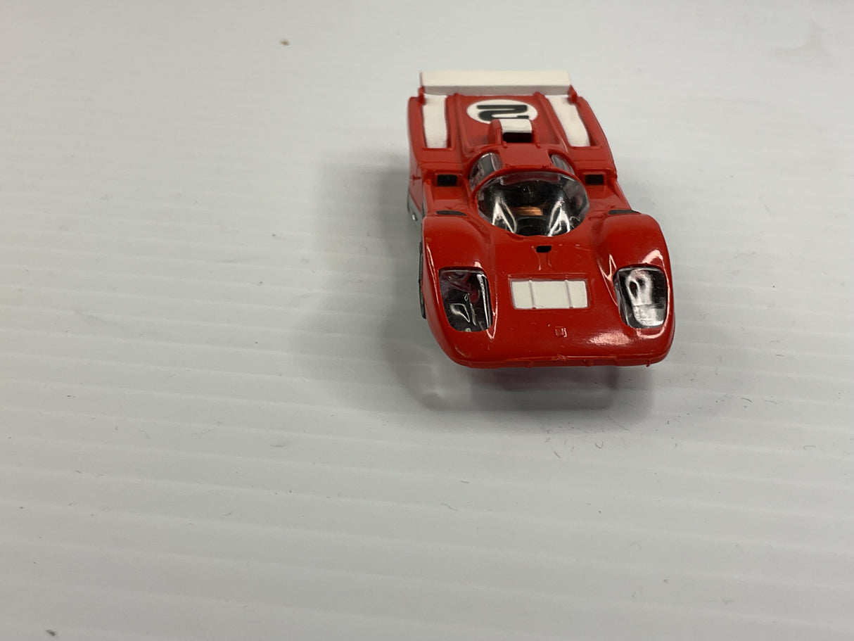 Aurora AFX magnatraction Lighted Ferrari 512M Red/White #2 | 1974 | Aurora - AFX