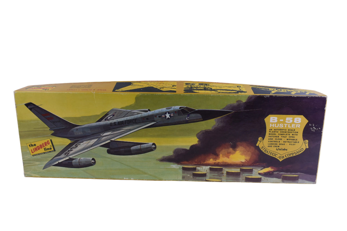 B-58 Hustler Bomber Opened Kit Scale | 578-A | The Lindberg Line