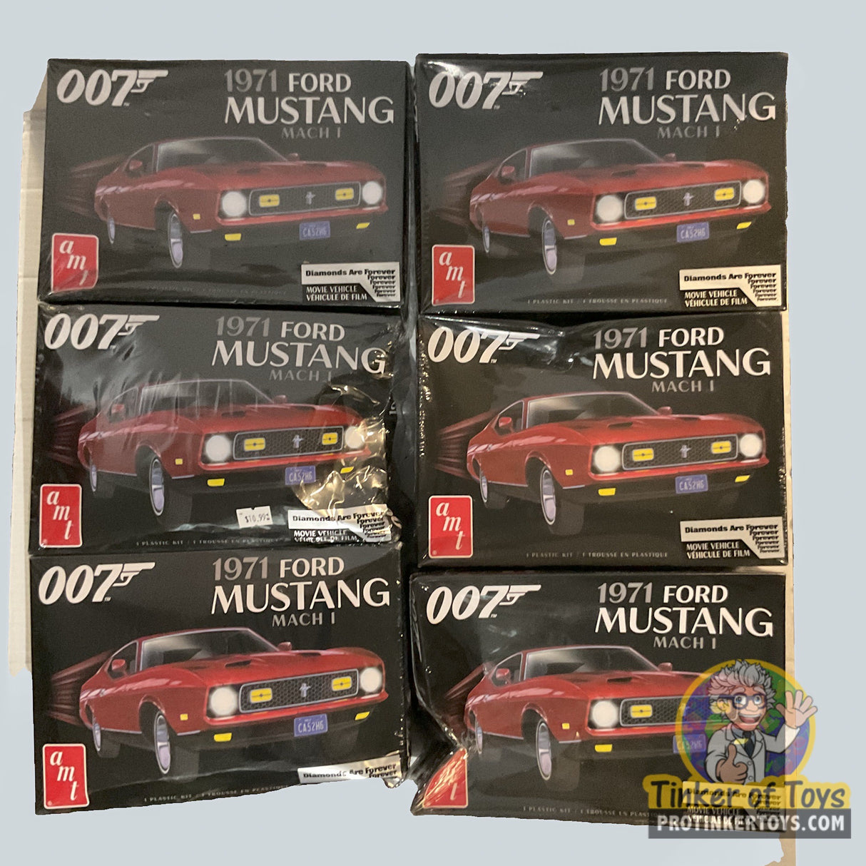 Second Chance 007 1971 Ford Mustang Mach 1 1:25 Scale | AMT1187 | AMT Model Kits