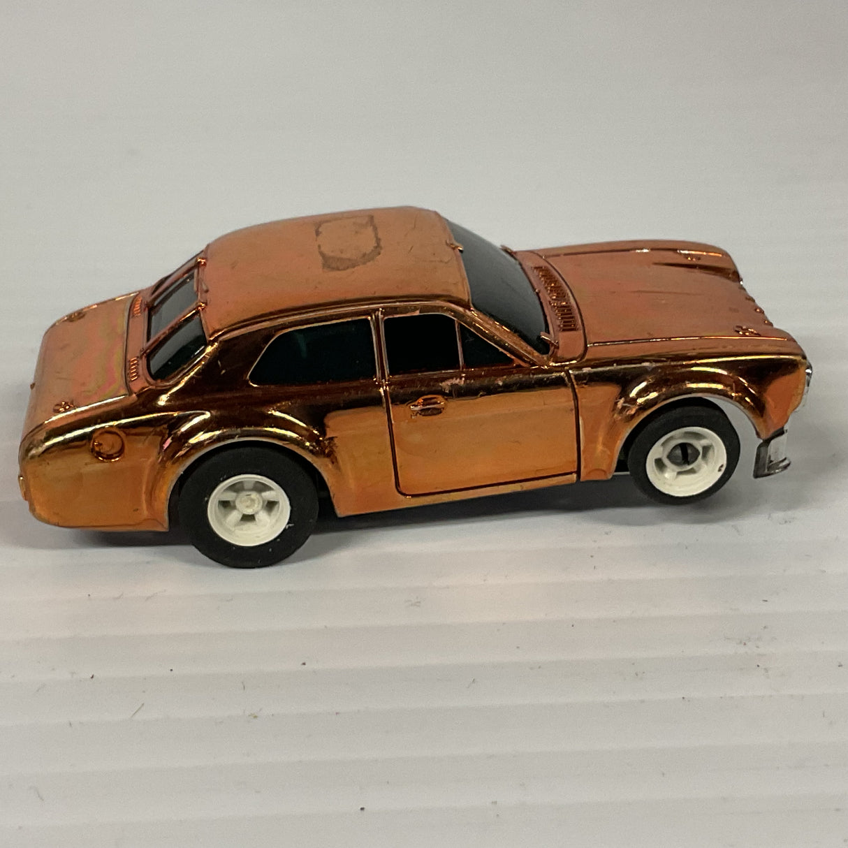 Aurora AFX G-plus Ford Escort plated gold # 21 NO stickers | 1944 | Aurora - AFX