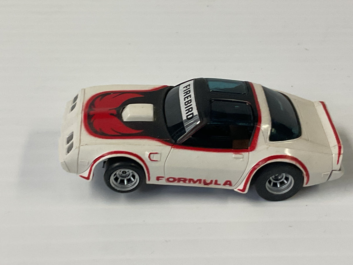 Aurora AFX magnatraction Pontiac, Firebird Trans Am, red/black/white lighted, | 1981 | Aurora - AFX