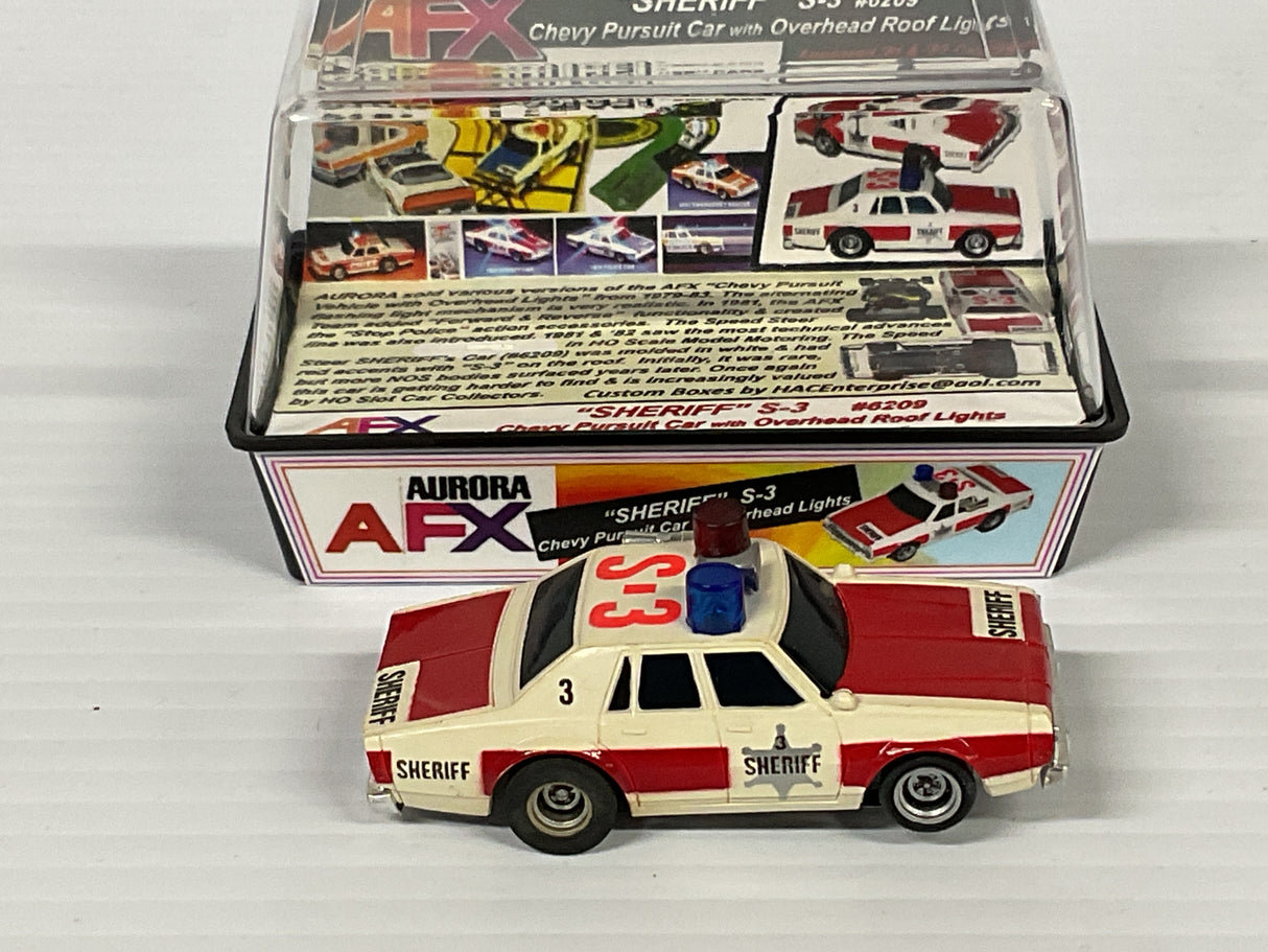Aurora AFX "Sheriff" S-3 Red/White |6209 | Aurora - AFX