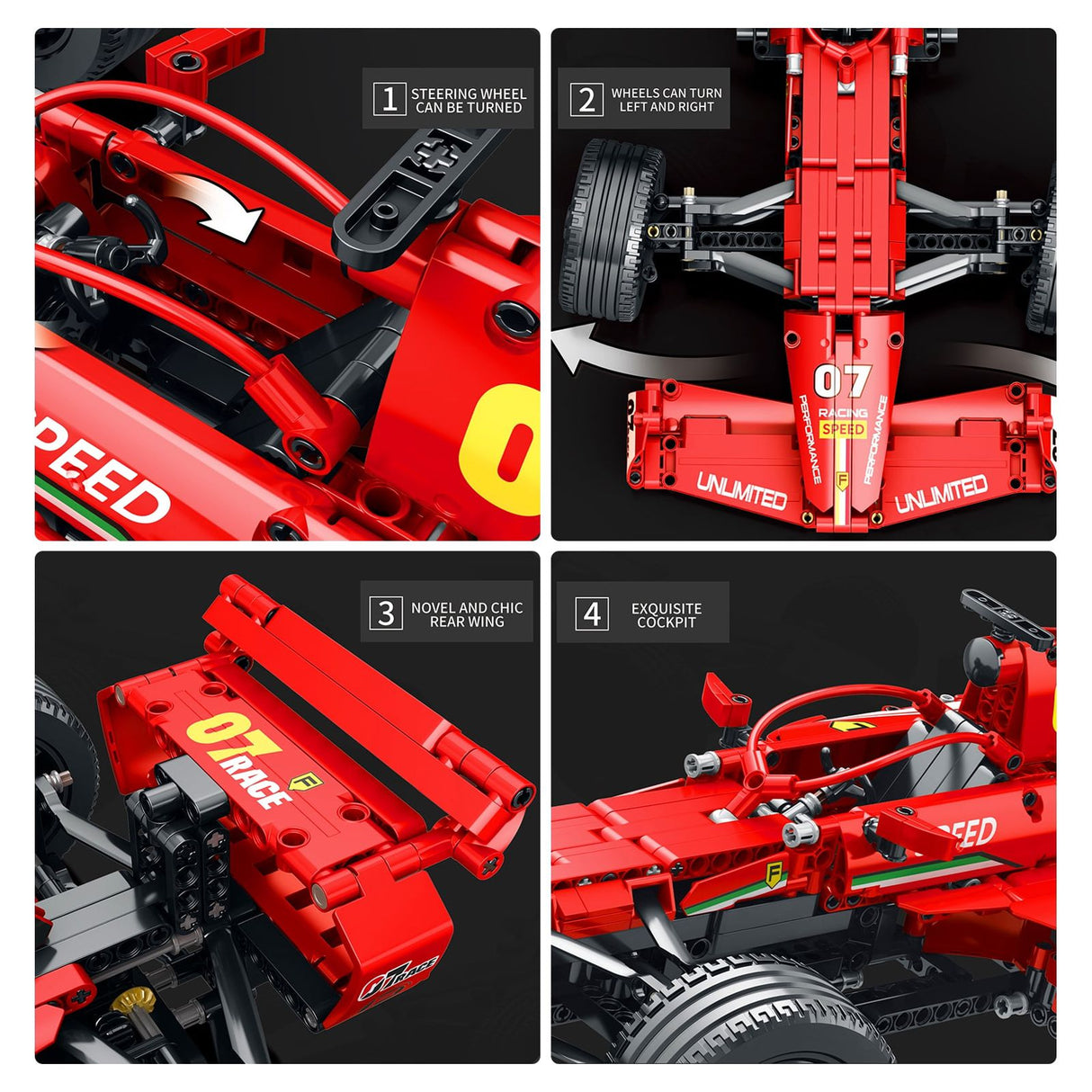 Formula F1 Racing Building Blocks 928 Pcs | 11007 | Reobrix