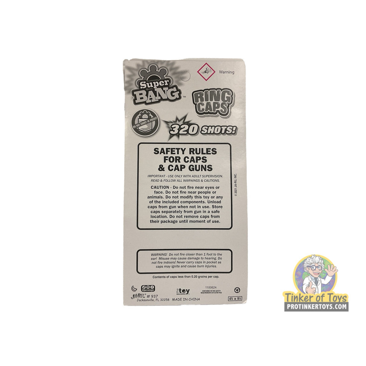 8 Shot 40 Ring Caps 320 Single Action Shots | 937 | Super Bang