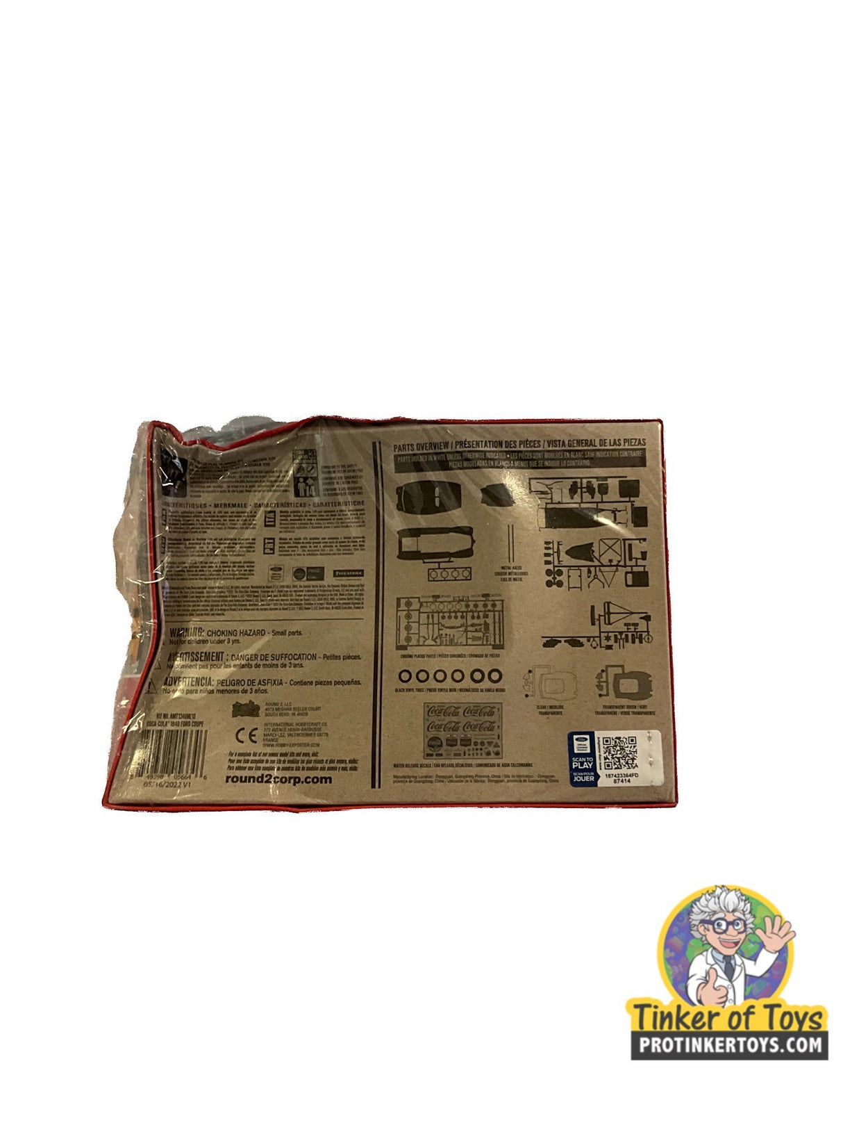 Second Chance Coke Cola 1940 Willys Pickup Truck 1/25 Scale | AMT1145M | AMT Model Kit