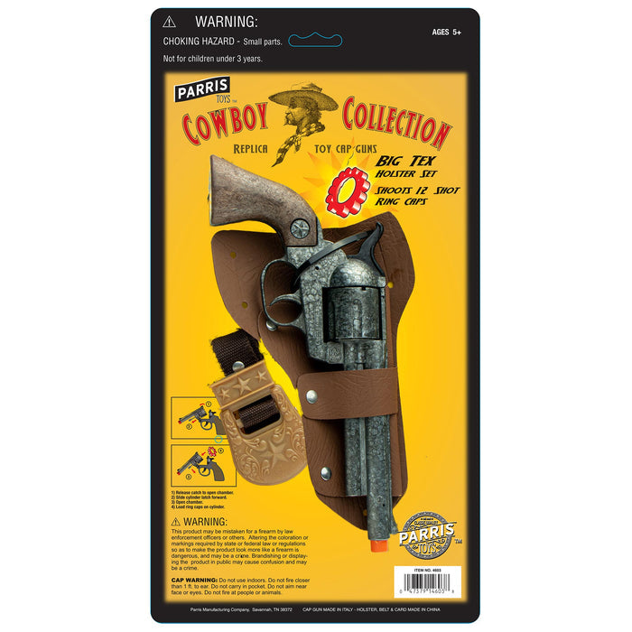 Big Tex Revolver & Holster Set | 4603C | Parris Toys