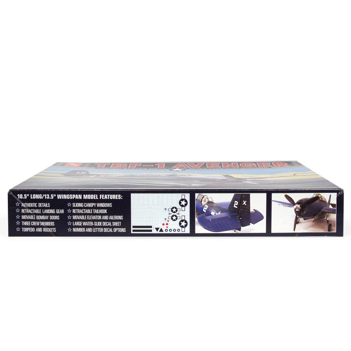 Grumman TBF-1 Avenger Torpedo Bomber United States Navy - WWII 1/48 Scale Model Kit | AMT1377 | Round2