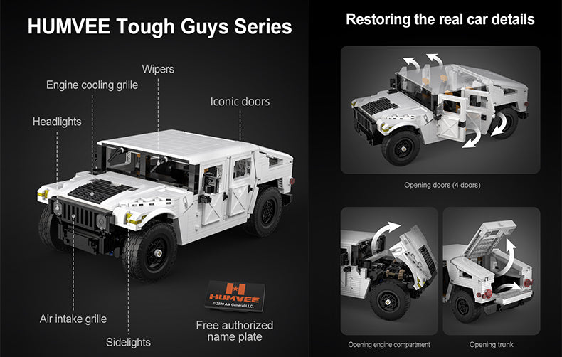 Humvee 1386pcs | C61027W | CaDA