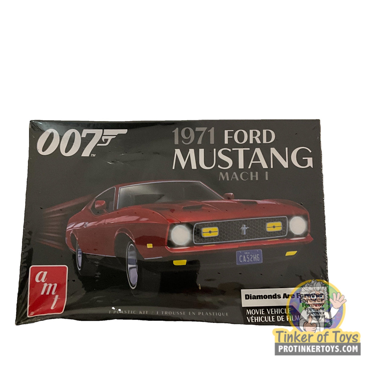 Second Chance 007 1971 Ford Mustang Mach 1 1:25 Scale | AMT1187 | AMT Model Kits
