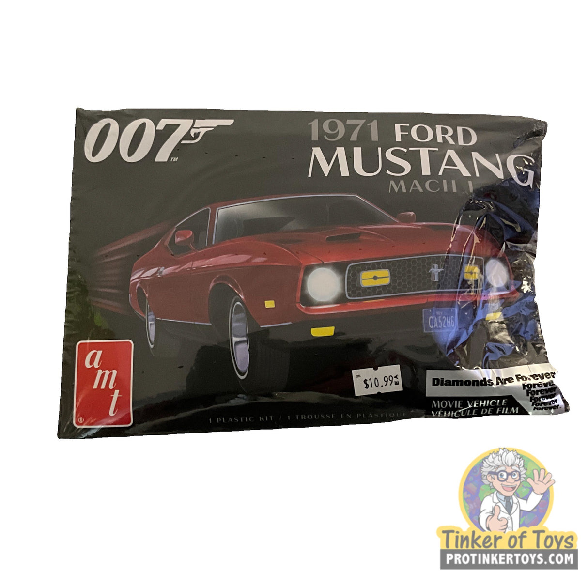 Second Chance 007 1971 Ford Mustang Mach 1 1:25 Scale | AMT1187 | AMT Model Kits