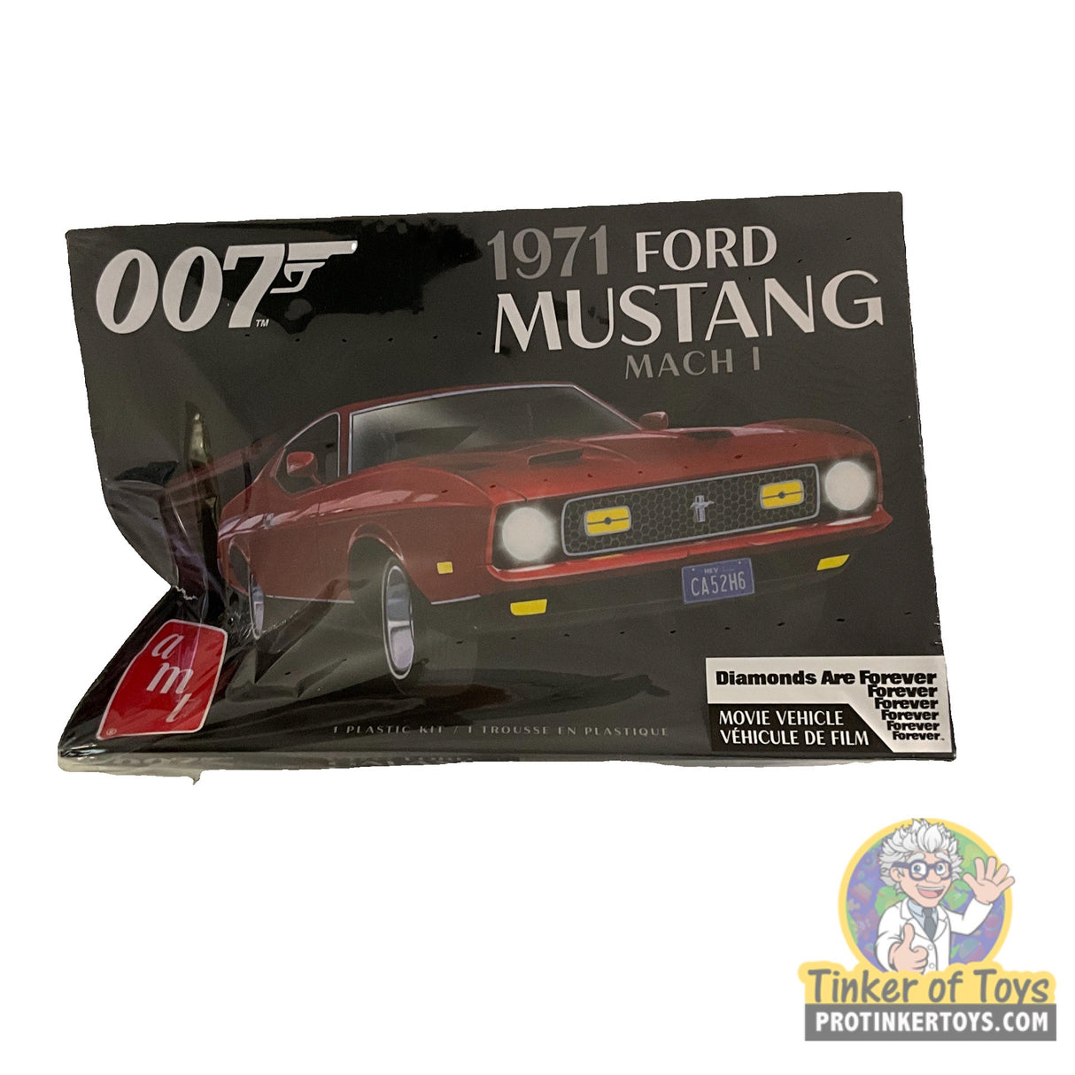 Second Chance 007 1971 Ford Mustang Mach 1 1:25 Scale | AMT1187 | AMT Model Kits