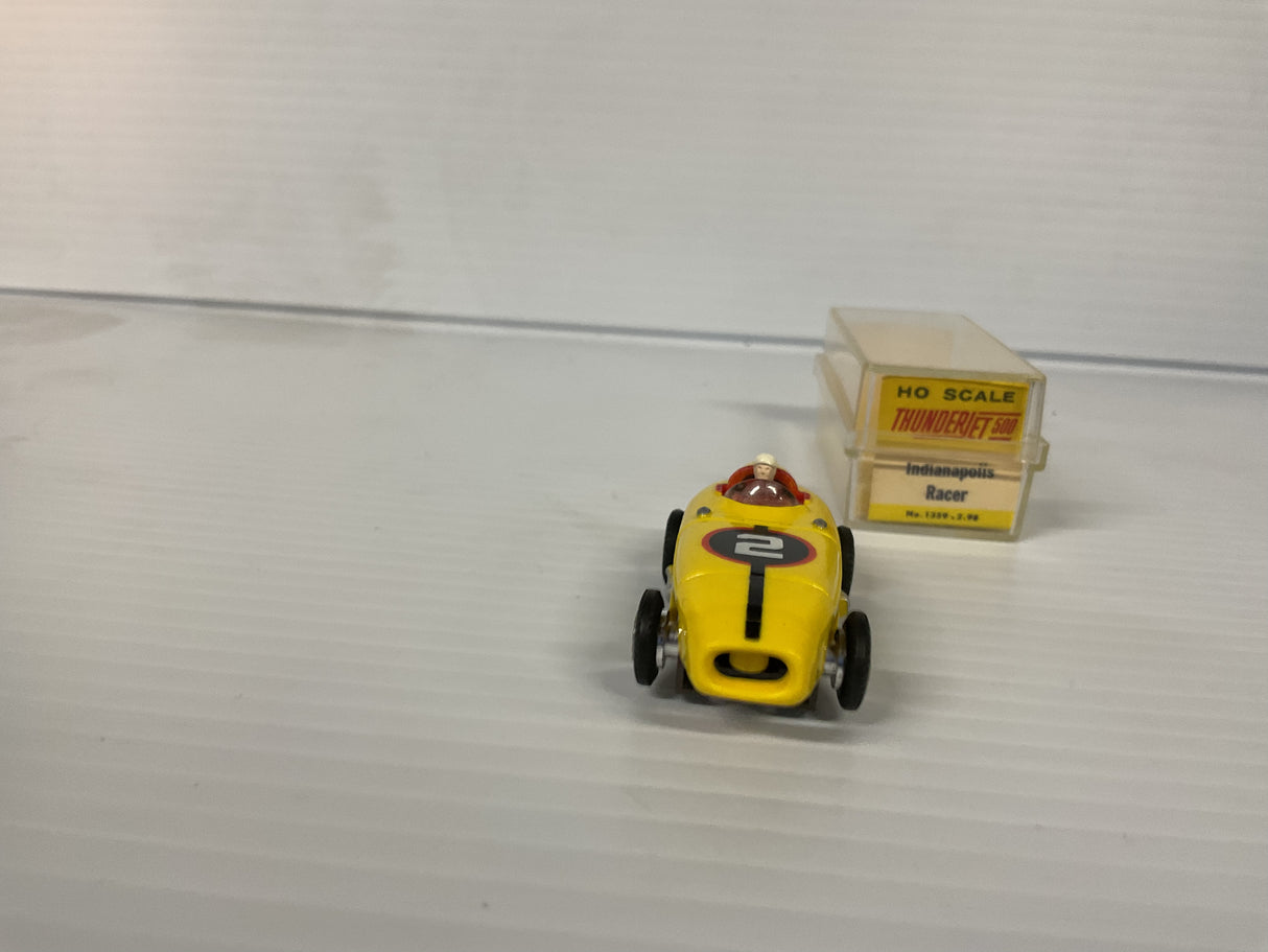 Aurora AFX Indianapolis Racer Yellow 2 Thunder-jet | 1359 | Aurora - AFX- Model Motoring