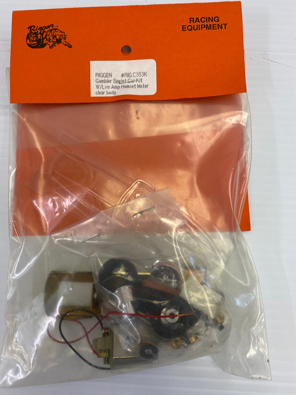 Gambler Sprint Car Kit w/Low amp Homset Motor | RIG C353K | Riggen