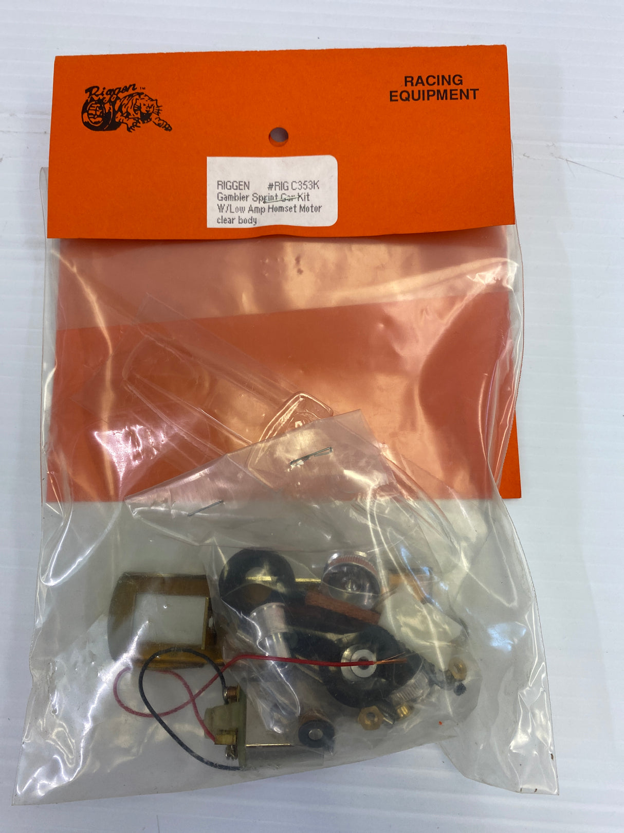 Gambler Sprint Car Kit w/Low amp Homset Motor | RIG C353K | Riggen