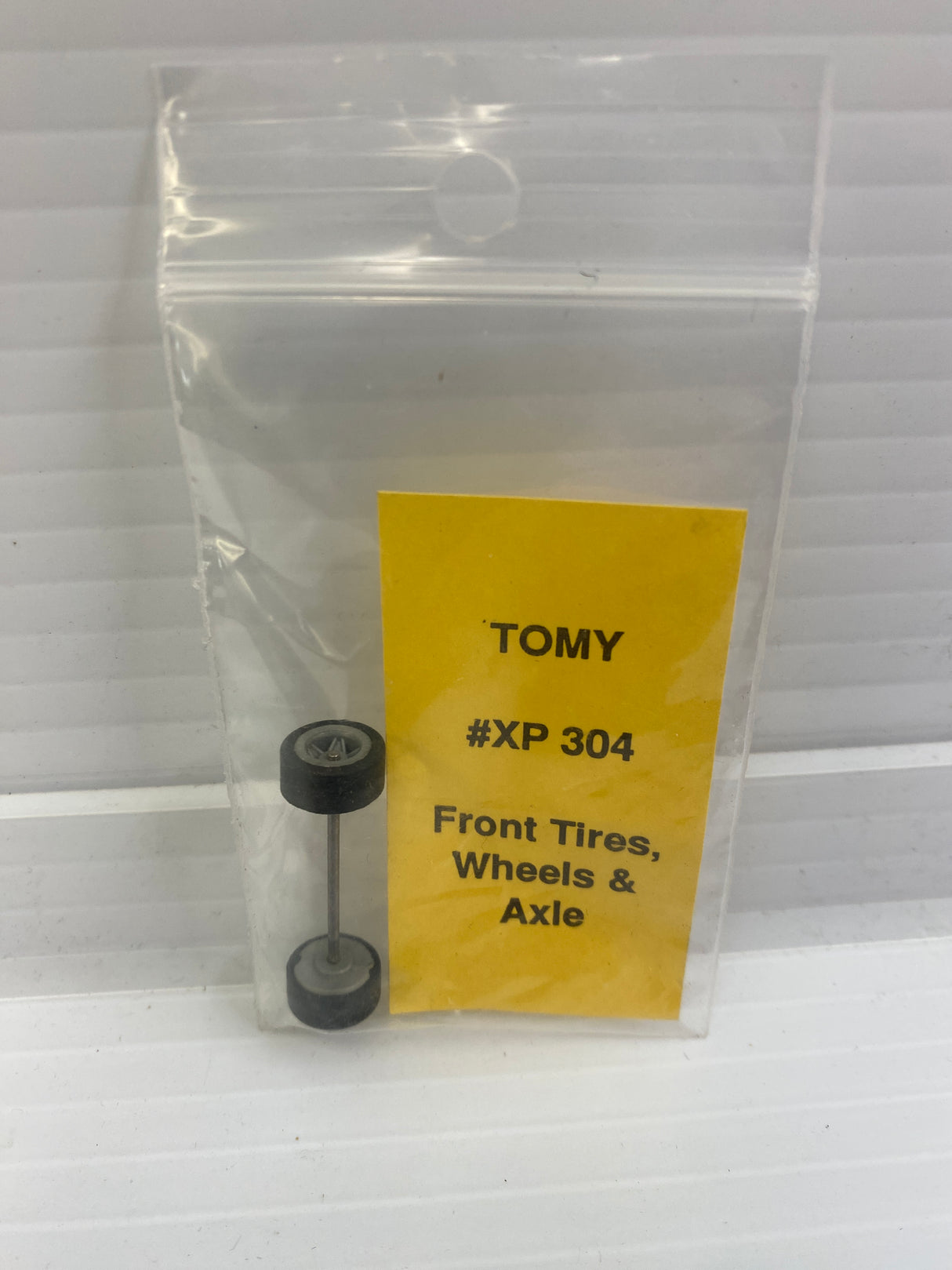 Front Tires, Wheels & Axle | XP 304 | Tomy