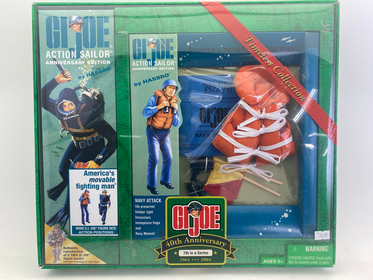 Second Chance RJ Collection GI Joe Navy Attack set Action Sailor | 80791 |Hasbro