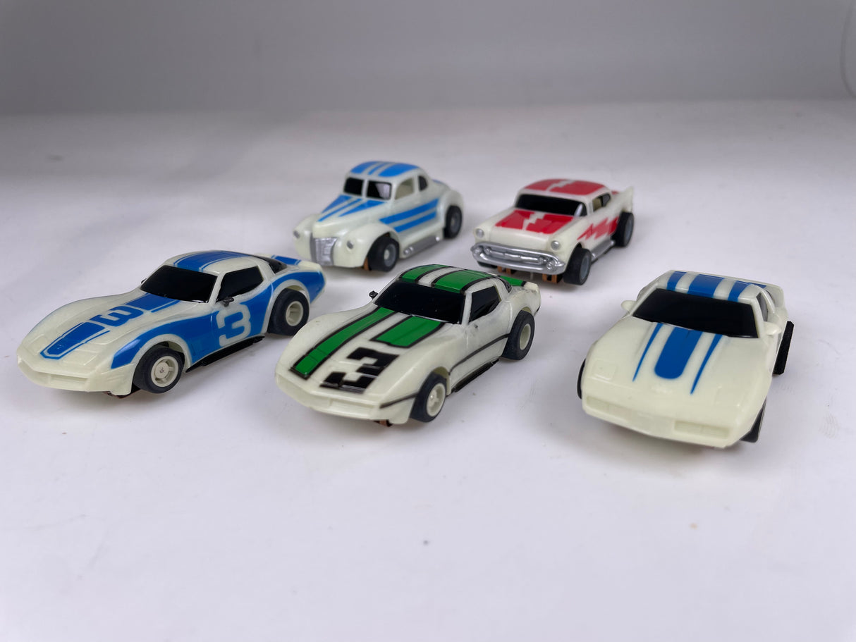 Nite Glow 1957 Chevy Bel Air Red Stripes | B1511 | Tyco