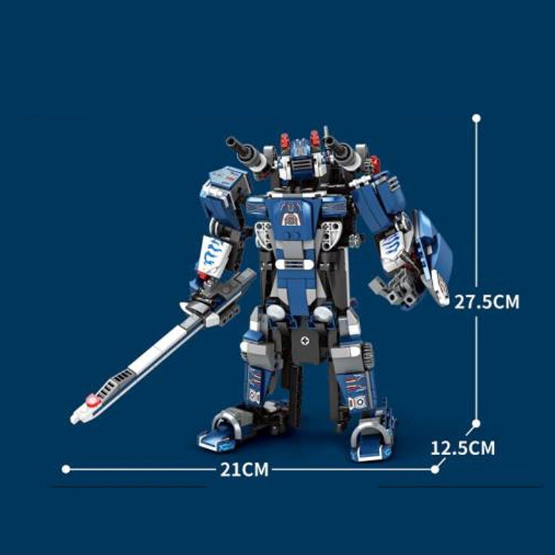 MECHA DINO T-REX 3 IN 1 DINOSAUR TRANSFORMER (940 PCS) | 33002 | REOBRIX