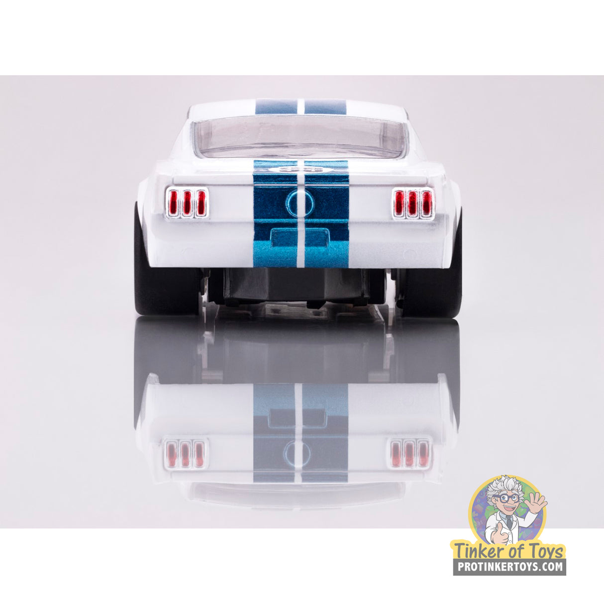 Mustang GT350R - 1965 Wht/Blu Miles | 22125 | AFX/Racemasters