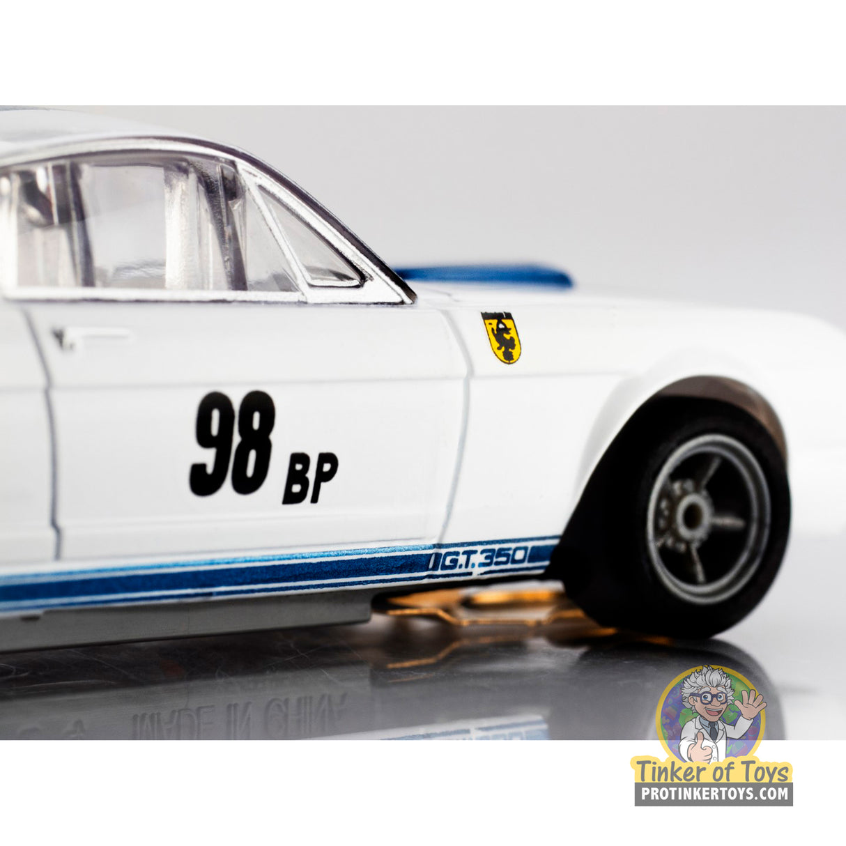 Mustang GT350R - 1965 Wht/Blu Miles | 22125 | AFX/Racemasters