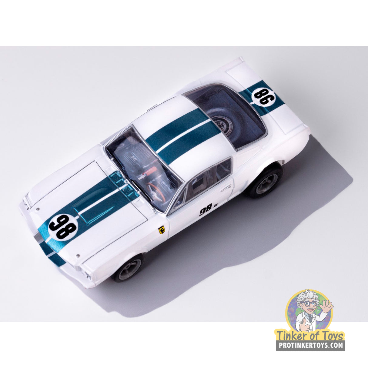 Mustang GT350R - 1965 Wht/Blu Miles | 22125 | AFX/Racemasters