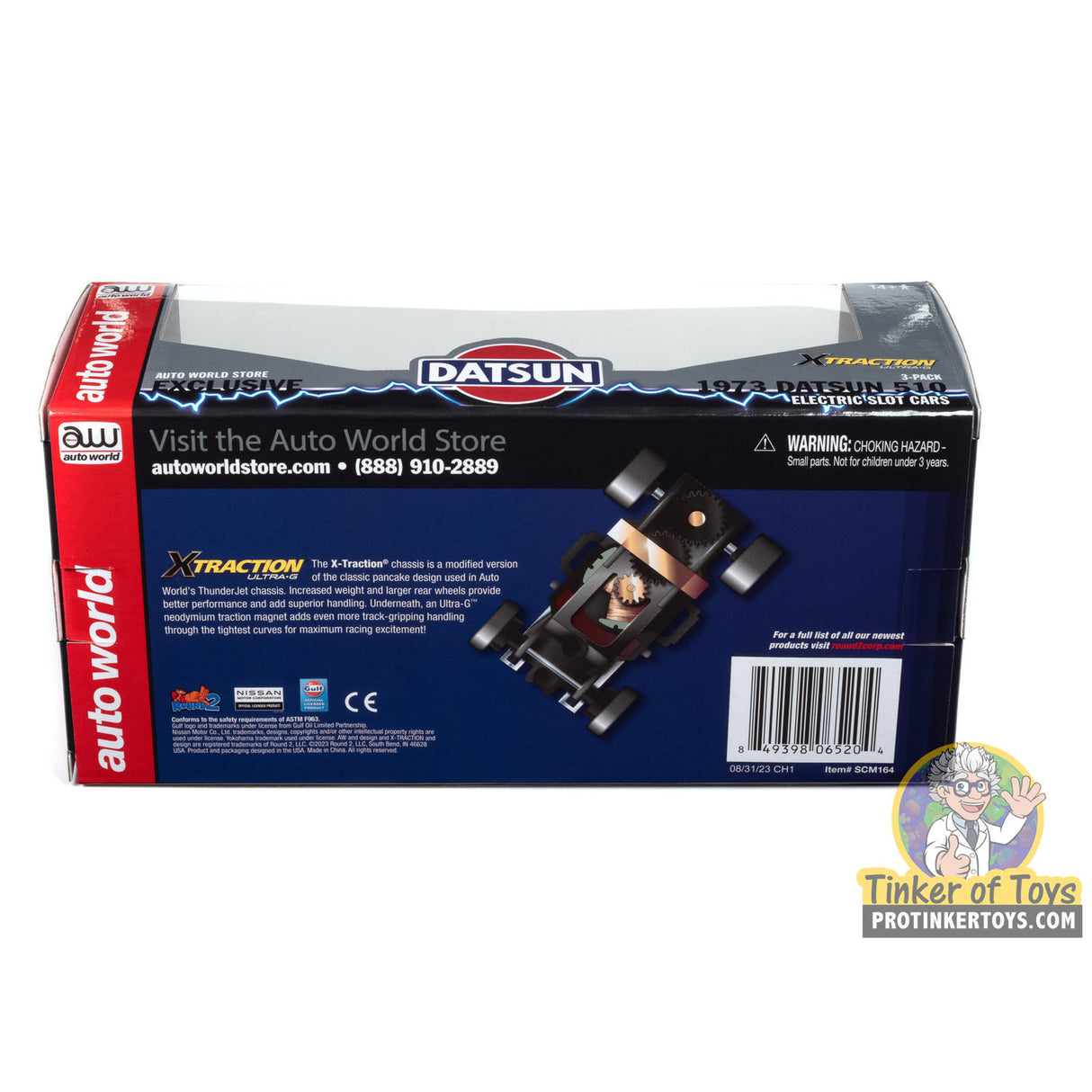 Xtraction 1973 Datsun 510 (3 Car Set) (AW Exclusive) | SCM164 | Auto World