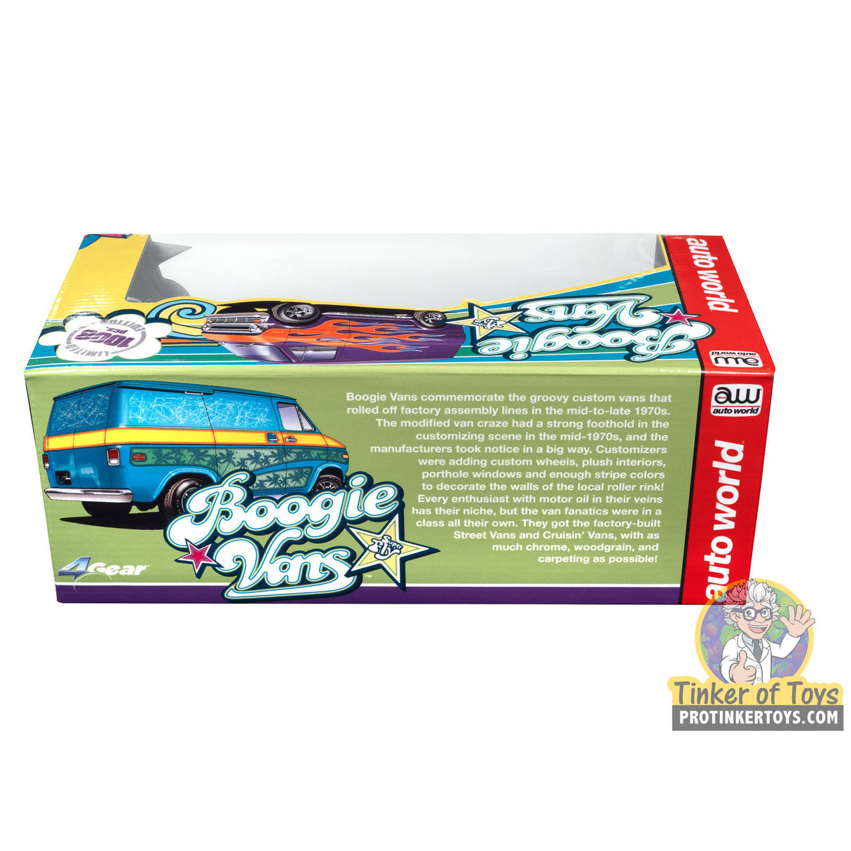 4Gear 1973 Dodge Van (3 Car Set) (AW Exclusive) | SCM165 | Auto World